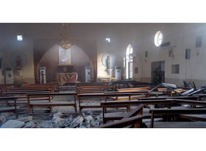 Egitto, chiesa distrutta